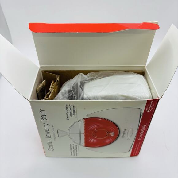 Connoisseurs Sonic Jewelry Bath Cordless Cleaner - NEW. Model # 1035 - Picture 8 of 10